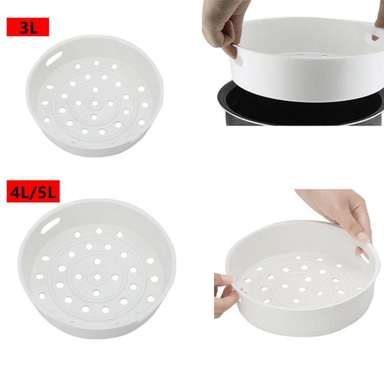 all in one place כלי מטבח ובישול High Quality Steamer Shelf Safe  Food Grade Plastic Steamer Basket Durable Pot Steaming Tray Stand Kitchen Cookware
