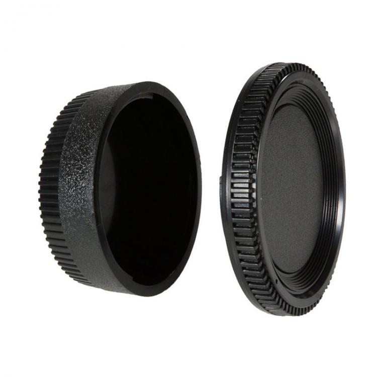 all in one place אביזרים 1 Pairs Camera Body Cap + Rear Lens-Cap for N Camera Body Cap + Rear Lens Caps for Nikon F Mount AI AF AF-S Lens Anti-dust