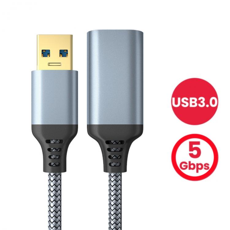 all in one place אביזרים 3/2/1/0.5M Nylon Braided USB 3.0 Extension Cable Male-To-Female Speedy Data Transfer Charging Cable Computer Camera Printer Cord
