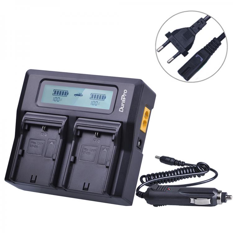 all in one place אביזרים DuraPro LP-E6 LP E6 LPE6 LCD Dual Rapid Camera Battery Charger For CANON DSLR EOS 60D 5D3 7D 6D 70D 5D Mark II SLR