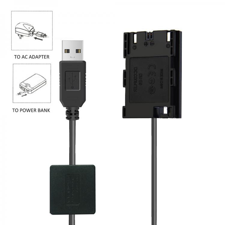 all in one place אביזרים LP-E6N Dummy Battery Charger Power Bank USB Cable For Canon EOS 7D 6D 5D Mark II III IV 5DSR 5DS 60D 60Da 70D 80D 90D Camera
