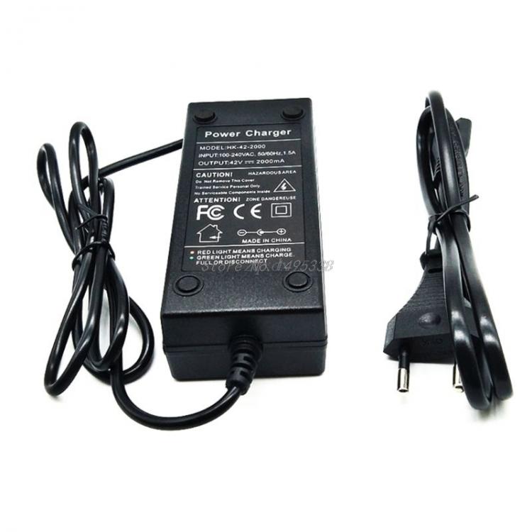 all in one place אביזרים 36V battery charger Output 42V 2A Charger Input 100-240 VAC Lithium Li-ion Charger For 10S 36V Electric Bike Drop Ship