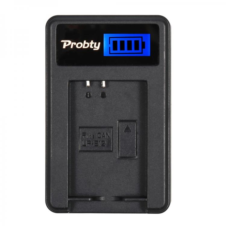 all in one place אביזרים Probty LP-E12 LPE12 LP E12 LCD Battery Charger for Canon LP E12 EOS M M2 100D Kiss X7 Rebel SL1 EOSM EOSM2 EOS100D