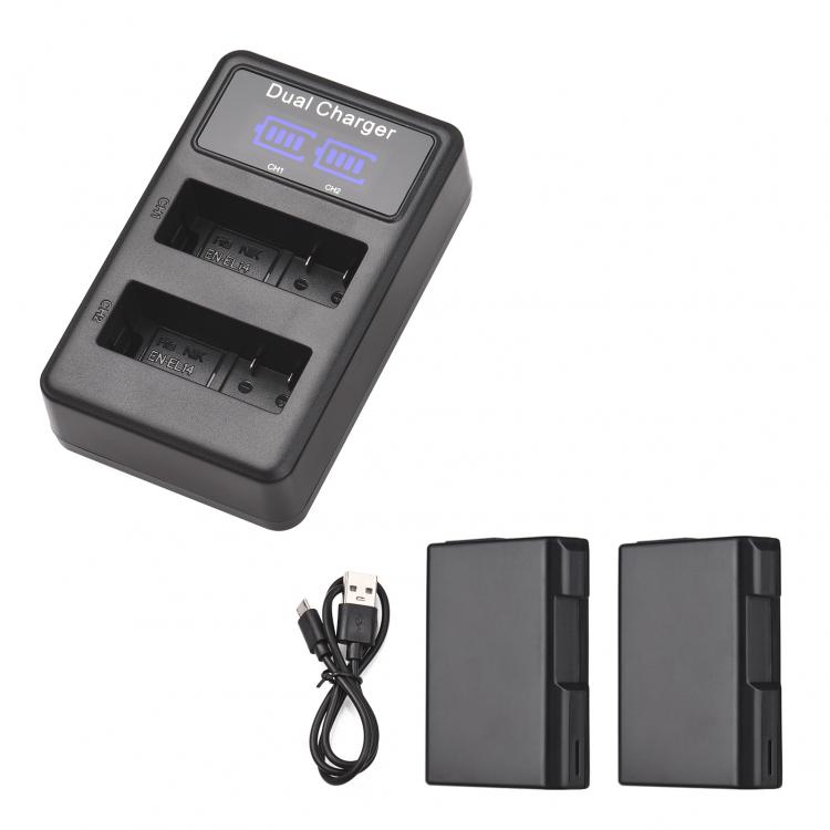 all in one place אביזרים EN-EL14 Battery & Charger Kit 1500mAh Battery USB Port LED Screen Display for Nikon D3100 D3200 D3300 D3400 D3500 D5100 D5200