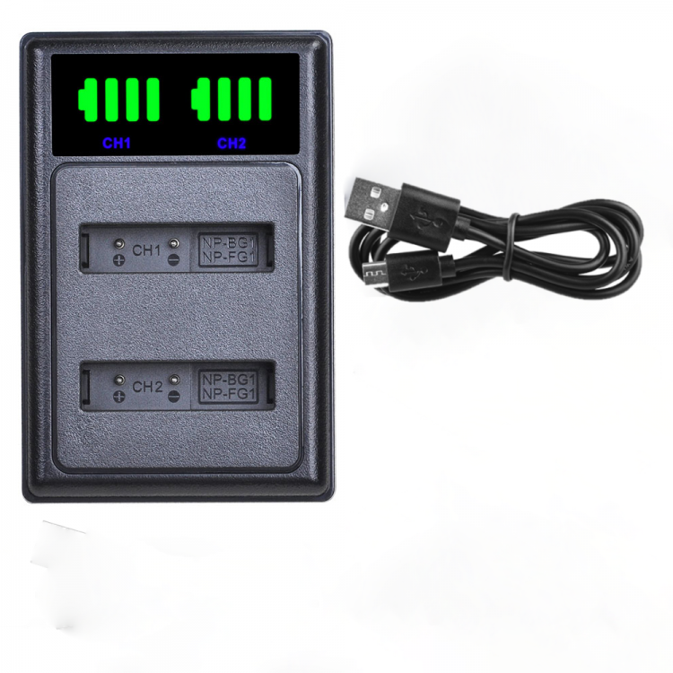 all in one place אביזרים Dual Charger with Type-c Port for Sony NP-FG1 BG1 NP-BG1 Battery, Cyber-Shot DSC HX9V HX20V HX5V W220 H55 H20 W300 H50 HX400 W55