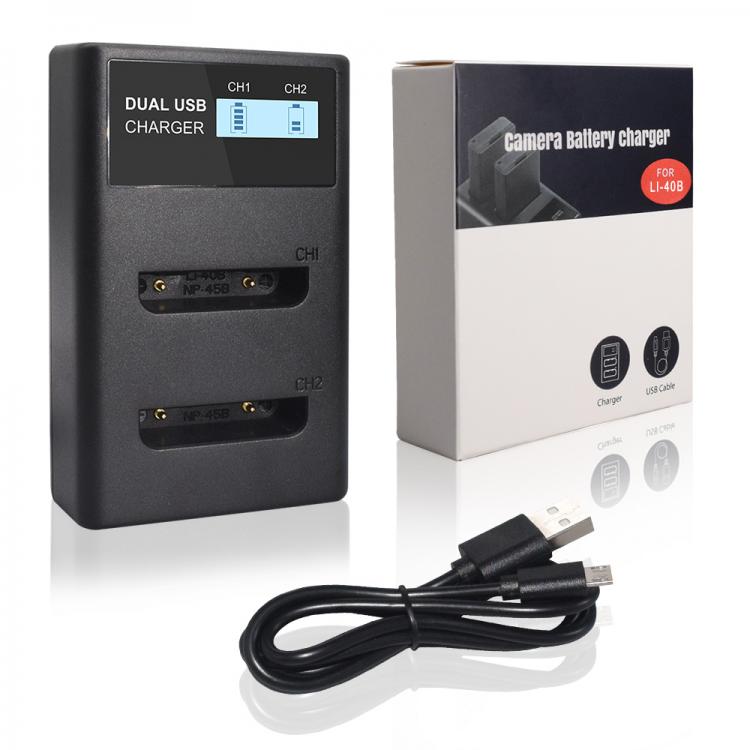 all in one place אביזרים PALO LI-40B LI40B LI 40B Li-40B EN-EL10 EN EL10 Digital Camera Battery Charger For Olympus Nikon Fujifilm Kodak