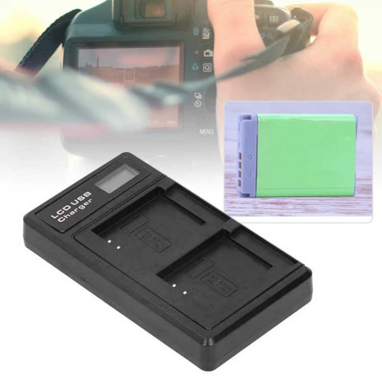 all in one place אביזרים cargador pilas recargable Portable Camera Battery Charger for NB-13L USB Camera Dual Charger with LCD Display universal