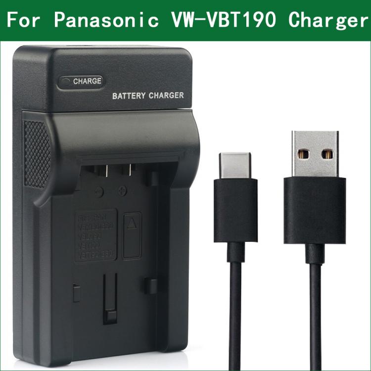 all in one place אביזרים VW-VBT190 VW VBT190 VBT380 Battery Charger for Panasonic HC V510 V520 V720 V750 V770 V800 VX1 VX870 VX980 W570