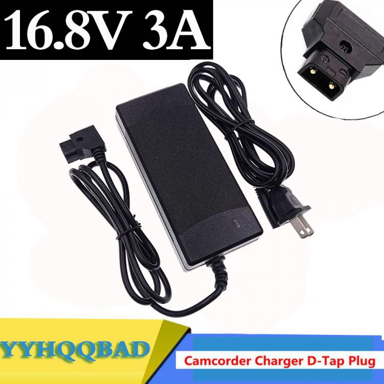 all in one place אביזרים 16.8V 3A D-Tap Battery Charger for Sony Camcorder V Mount / V Lock Battery Pack Camera Battery Camcorder Power Adapter dtap Plug