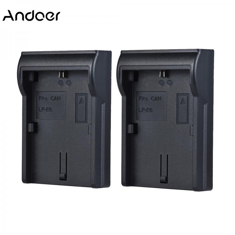 all in one place אביזרים Andoer 2pcs DMW-BLF19E Battery Plate for Neweer Andoer Dual/Four Channel Battery Charger for Nikon Sony Canon