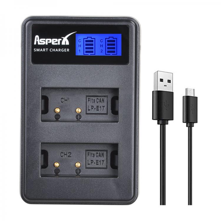 all in one place אביזרים 1pc LP-E17 LP E17 LPE17 Battery Bateria Dual USB Charger LCD Display for Canon EOS 750D 760D 8000D T6i T6s M3 Kiss X8i Cameras
