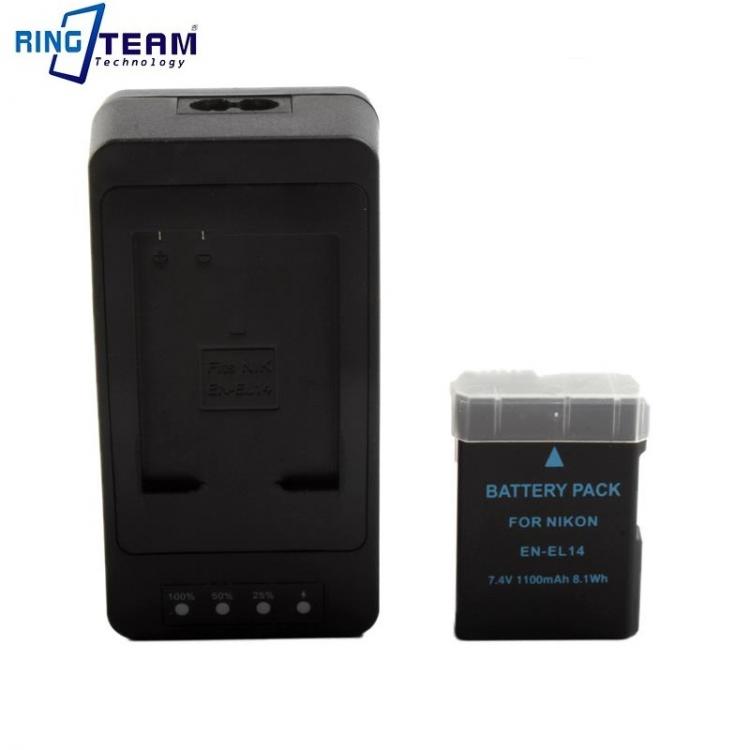 all in one place אביזרים Suitable for Nikon EN-EL14 Battery Charger D5200 5300 5100 3400 3500 5600 Camera EN-EL14 Battery ENEL14 EN EL14 Quick Charger