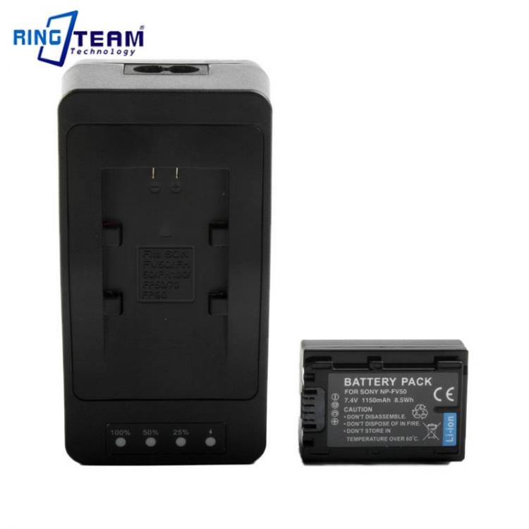 all in one place אביזרים NP-FV50 lithium battery NPFV50 NP FV50 Quick Charger Suitable for Sony camera CX700E PJ50E 260E VG30E AX40 DCR-SR300 DCR-SR62