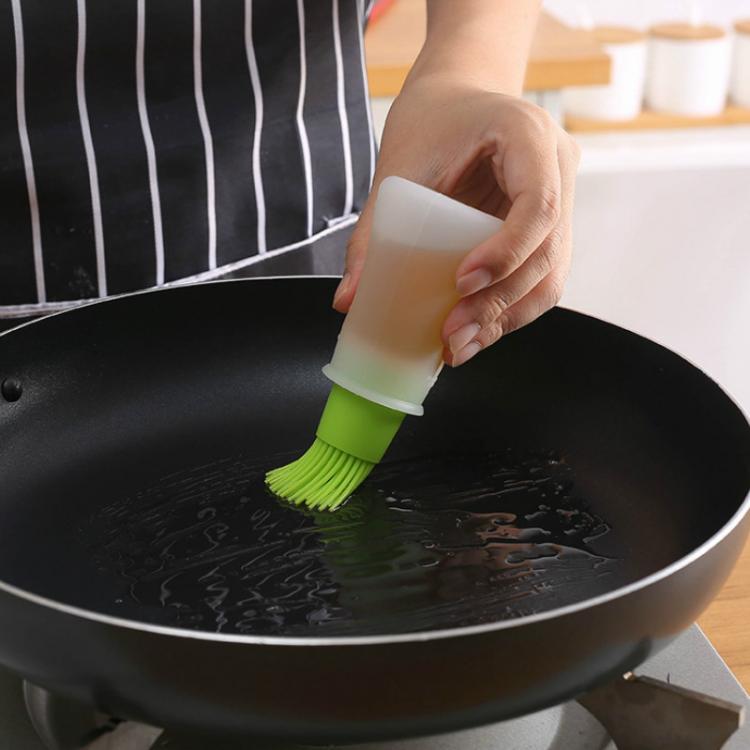 all in one place כלי מטבח ובישול 1 Pcs Portable Silicone Oil Bottle With Brush Grill Oil Brushes Liquid Oil Pastry Kitchen Baking BBQ Tool Kitchen Tools For BBQ