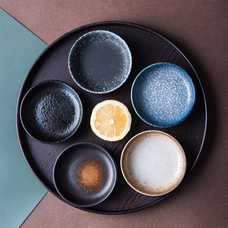 all in one place כלי מטבח ובישול Seasoning hot Sauce Dish cup Ceramic Plate Small Dish Plates Butter mustard Sushi Vinegar Soy Dishes Kitchen Porcelain Saucer