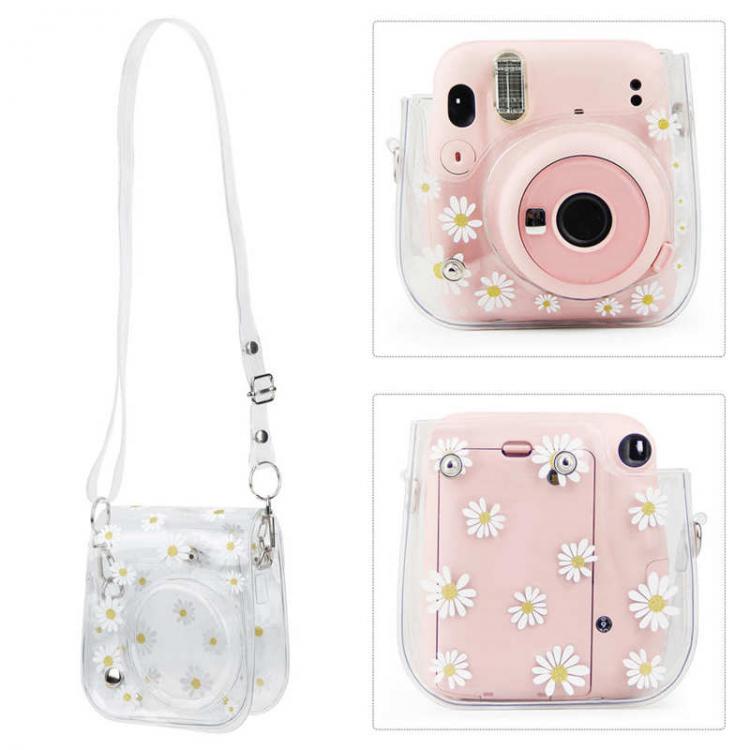 all in one place אביזרים PVC Camera Bag Case Instant Camera Protect Bag with Shoulder Strap for Fujifilm Instax Mini 11/9/8 Foto Studio