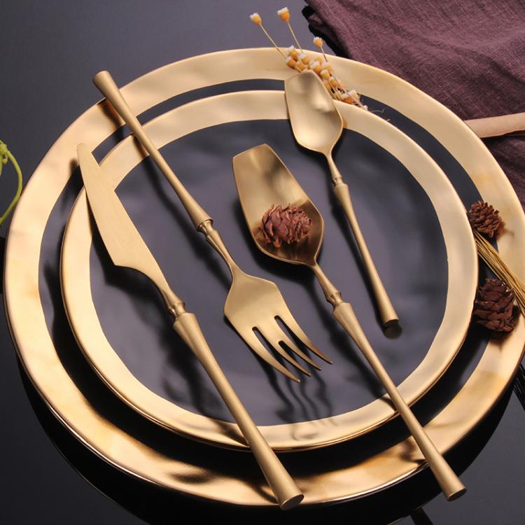 all in one place כלי מטבח ובישול Cutlery Set Matte Gold Cutlery Set Stainless Steel Dinnerwar Steel Gold Forks Spoons Knives Steel Cutlery Set Silverware Set