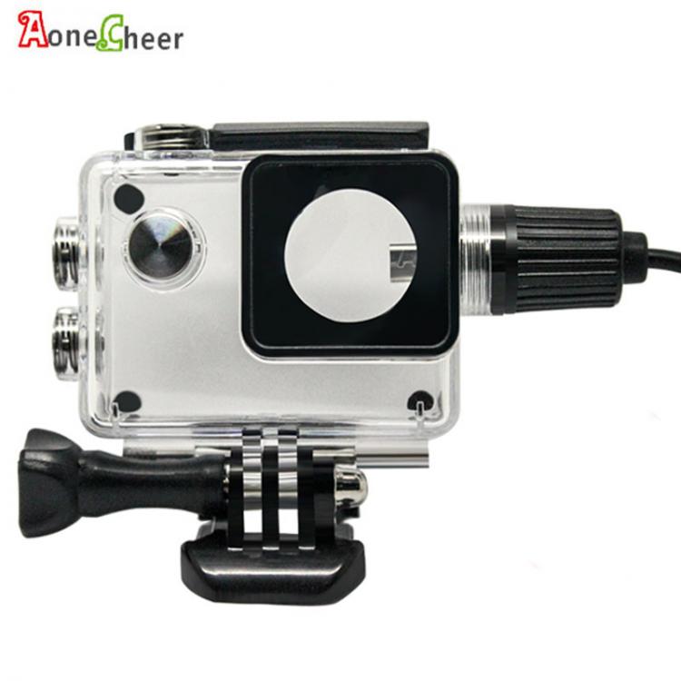 all in one place אביזרים Waterproof Housing Case Motorcycle Charger for SJ4000 WiFi SJ9000 Sj7000/6000 F60 F68 W8 W9 H9 EKEN H9/H9R C30/C30R Accessories