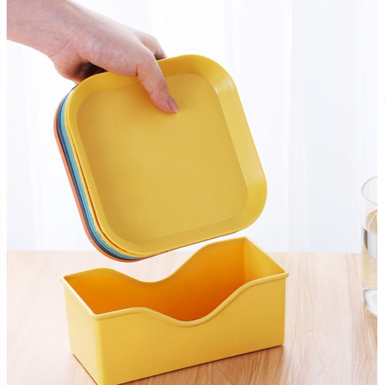 all in one place כלי מטבח ובישול Wheat Straw Plate Multifunction Plate Vegetable Fruit Cake Snacks Plate Dining Table Garbage Tray Spit Bone Dish Eco-Friendly