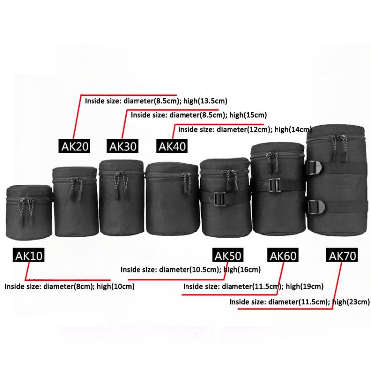all in one place אביזרים Deluxe Camera Lens Bag Waterproof Pouch for DSLR Nikon Canon Sony Olympus Case Soft Padded