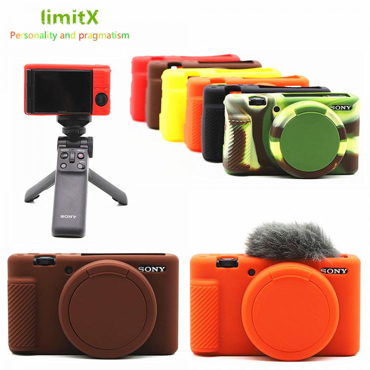 all in one place אביזרים Silicone Armor Skin Case Camera Body Cover Protector for Sony Z-V1 ZV1 Digital Cameras