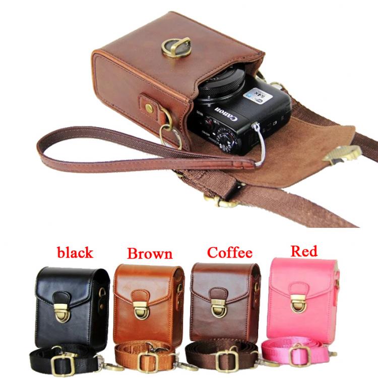 all in one place אביזרים New PU Leather Camera Case For Canon G9X G7X G7X II SX710 SX700 SX720 S95 S90 SX260 SX240 SX275 S90 S120 S110 SX610 SX400 SX410