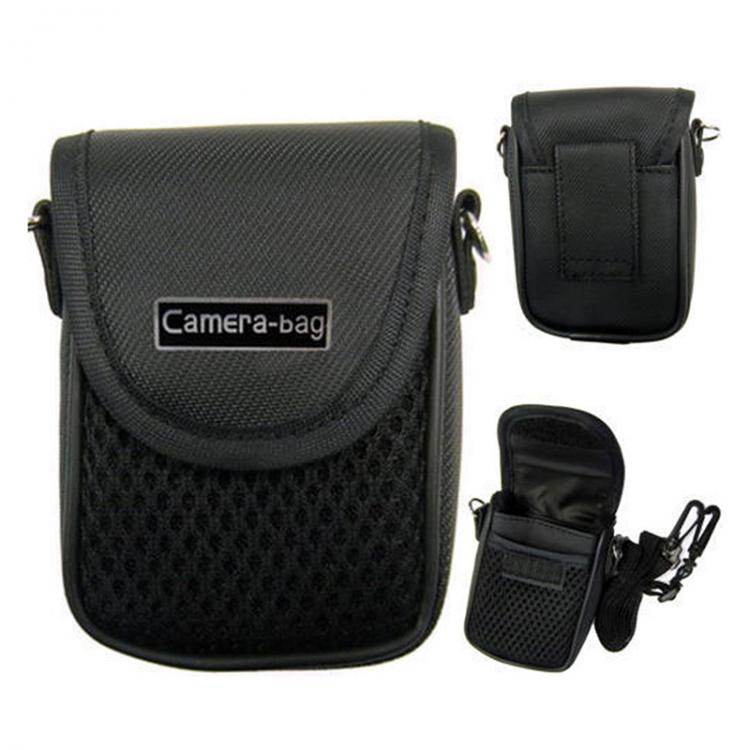 all in one place אביזרים Universal Soft Camera Bag Case Compact Pouch + Strap Black For Digital Cameras 3 Size Compatible with Canon