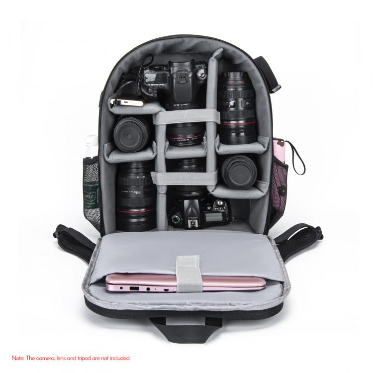 all in one place אביזרים CADeN Waterproof Protective Camera Backpack Shoulder Bag Lens Storage Bag 600D Built-in Charging USB Cable Port for Photography