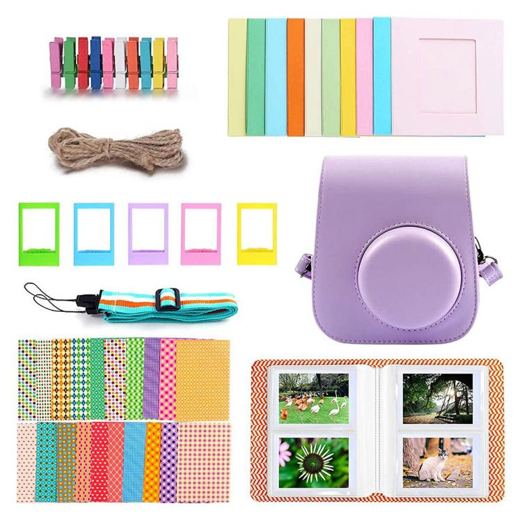 all in one place אביזרים For Fujifilm Instax Mini 11 Camera Accessories Bundle Kit Shoulder Bag Case Photo Album Film Frame Filters Stickers Selfie Lens