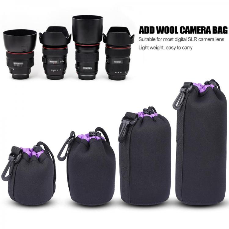 all in one place אביזרים SLR Camera Set Lens Pouch Protective Bag Carrying Handheld Drawstring Shockproof Soft Camera Elements for Neoprene