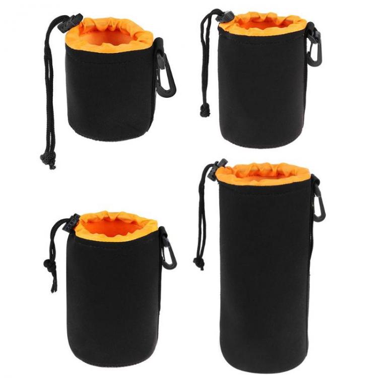 all in one place אביזרים 1Pcs Camera Lens Pouch Bag Neoprene Waterproof Soft Video Camera Lens Pouch Bag Case Full Size S M L XL Camera Lens Protector