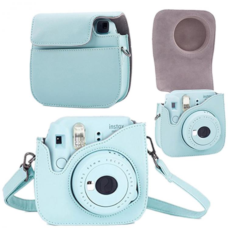 all in one place אביזרים Leather Camera Strap Bag Case Cover Pouch Protector Shoulder Strap For Polaroid Photo Camera For Fuji Fujifilm Instax Mini8 8+ 9