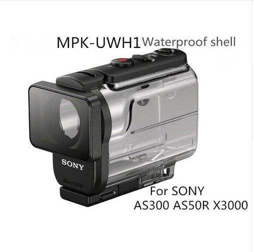 all in one place אביזרים New SONY MPK-UWH1 Waterproof Underwater Case MPK-UWH1 For SONY FDR-X3000 HDR-AS300 HDR-AS50 waterproof case UWH1