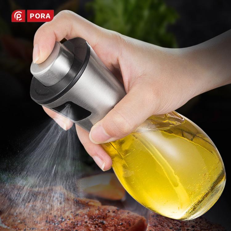 all in one place כלי מטבח ובישול 100ml/200ml Spray Bottle for Oil Olive Sauce Dispenser Seasoning Baking Cooking BBQ Glass Oil Sprayer Kitchen Tools Accessorie