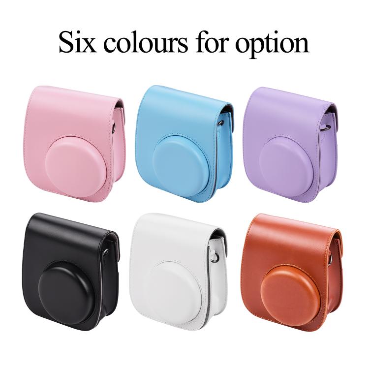 all in one place אביזרים Portable Instant Camera Case Bag Holder PU Leather with Shoulder Strap Compatible with Fujifilm Fuji Instax Mini 11