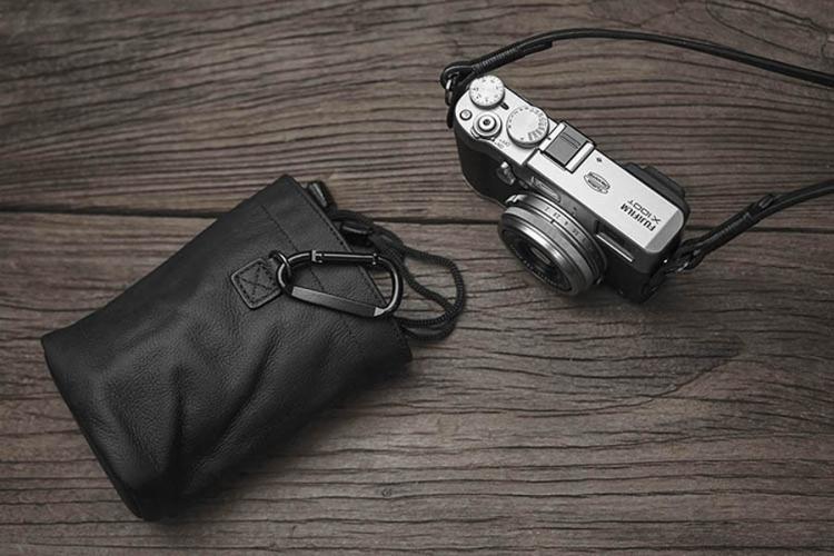 all in one place אביזרים Black Genuine Leather Camera Protector Case Soft Bag Pouch  for Leica M9 M8 Fujifilm X-T1 X-PRO X-E2 X-T10 /Sony A6000 A7 A7II