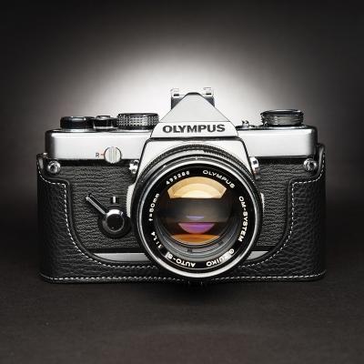all in one place אביזרים handwork Photo Camera Genuine leather cowhide Bag Body BOX Case For Olympus OM 1 OM1 OM-2  OM-3 OM4Ti Protective sleeve box base