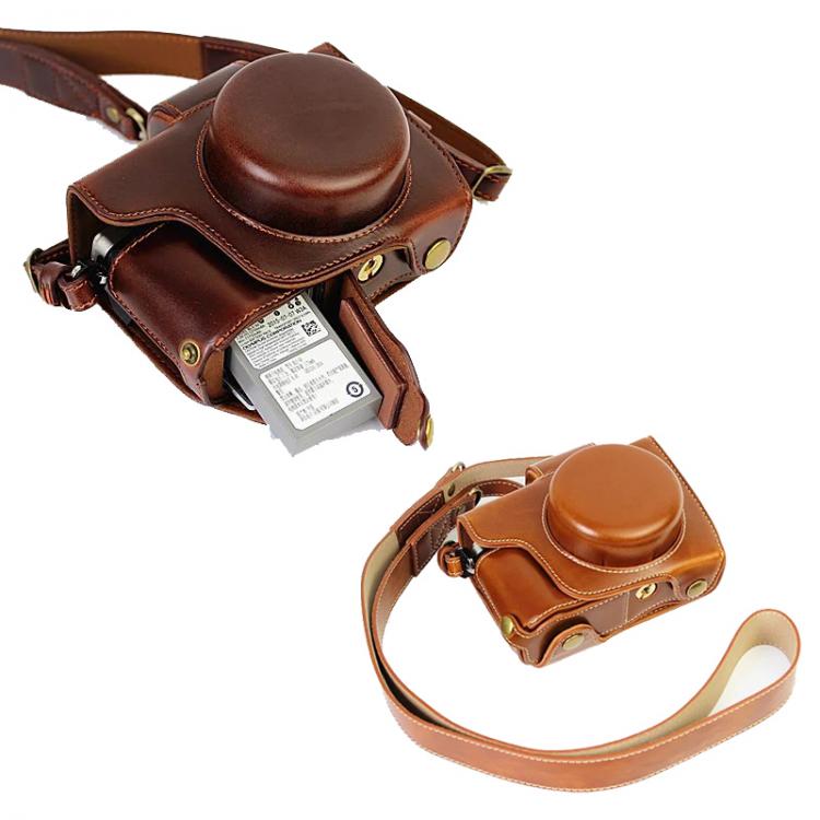 all in one place אביזרים Luxury Leather Case Cover Bag for Olympus OMD EM10 II EM10 Mark II  EP7 E-P7 (14-42mm Lens) Battery Openning Camera Bag