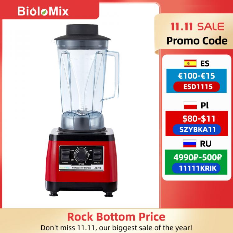 all in one place כלי מטבח ובישול 【7 Years Warranty】BPA Free Heavy Duty Commercial Grade Blender Professional Mixer Juicer Ice Smoothies Peak 2200W