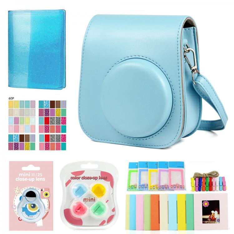 all in one place אביזרים for Fujifilm Instax Mini 11 Camera Accessories Bundle Kit Shoulder Strap Bag Case Photo Album Film Frame Filters Selfie Lens