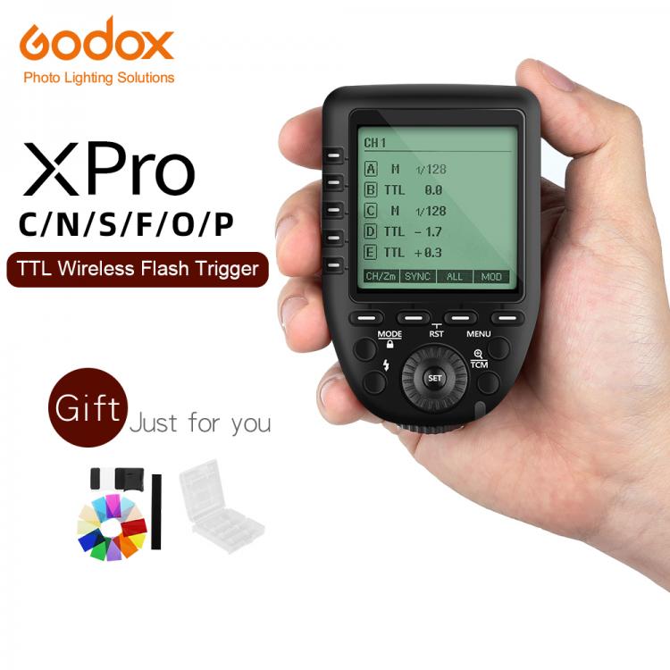 all in one place אביזרים Godox Xpro-C Xpro-N Xpro-S Xpro-F Xpro-O Xpro-P 2.4G TTL Wireless Trigger Transmitter for Canon Nikon Sony Fuji Olympus Pentax