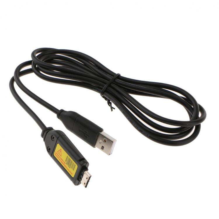 all in one place אביזרים USB Data Sync Charging Cable for Samsung Camera WB210 WB500 WB550 WB650 WB700 WB600 WB2000 WB5000WB610 WB660 WB5500 - Black