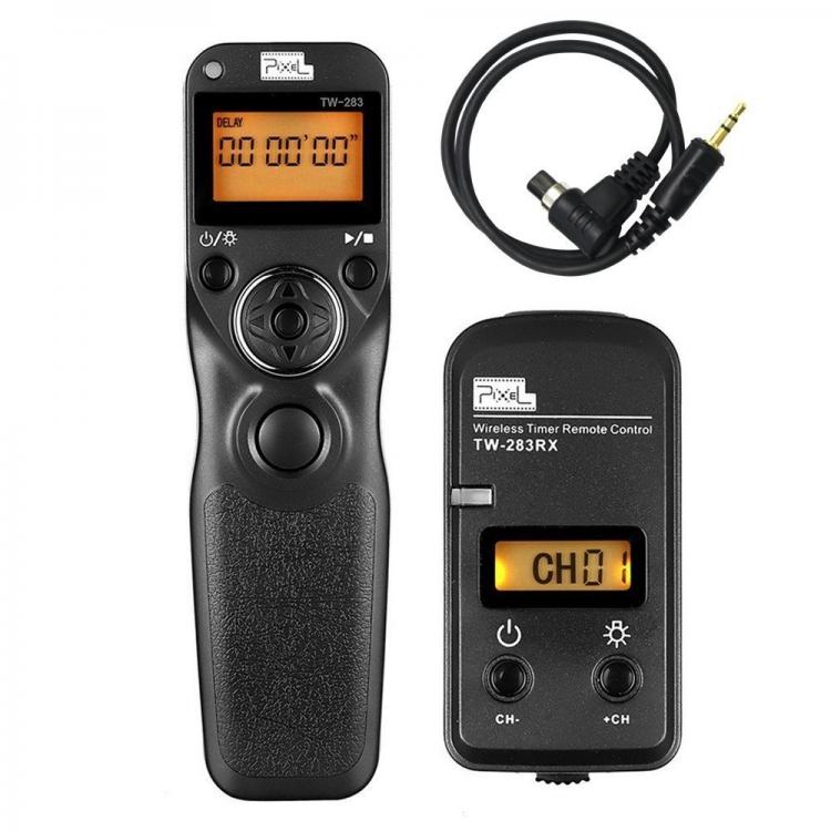 all in one place אביזרים PIXEL TW-283 N3 Wireless Timer Shutter Release Remote Control For Canon EOS 7D/6D/5D series/1D series/50D/40D/30D/20D/10D