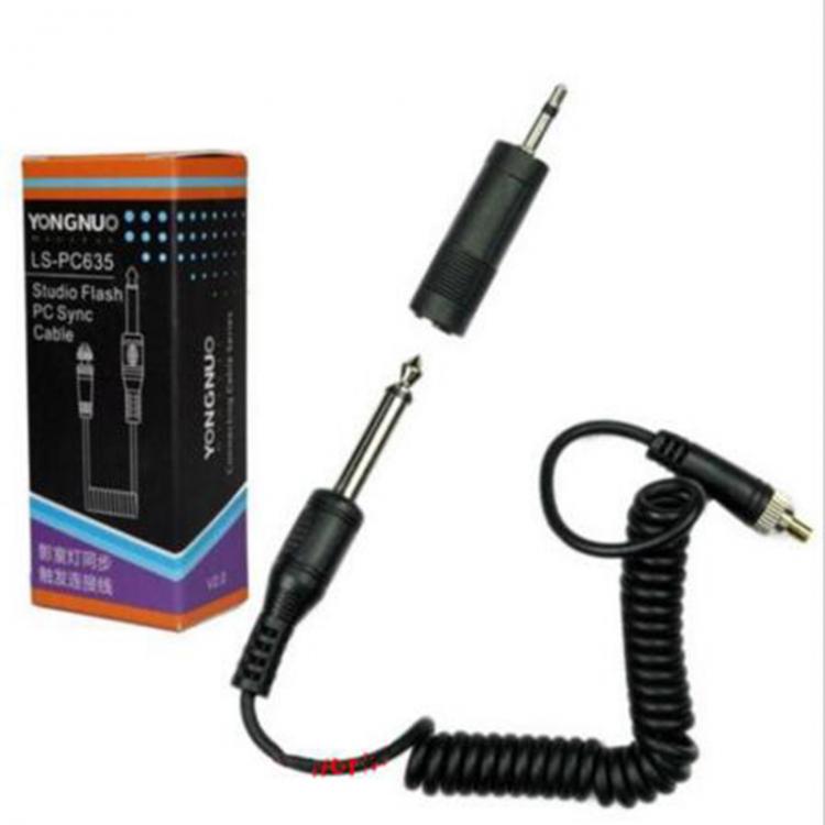 all in one place אביזרים Yongnuo LS-PC635 Connector /Sync PC 6.35 Cable Line For Yongnuo RF603 YN622C YN622N Studio Flash Light Strobes PC-635