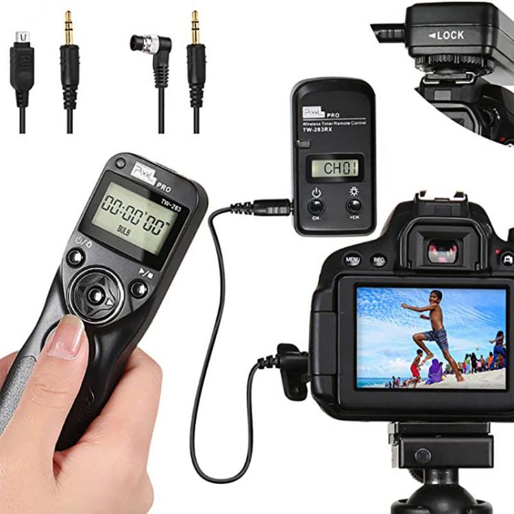 all in one place אביזרים Wireless Remote Control Shutter Release for Nikon,PIXEL TW283-DC2/DC0 Intervalometer for Nikon D3100 D5000 D90 D7000 D750