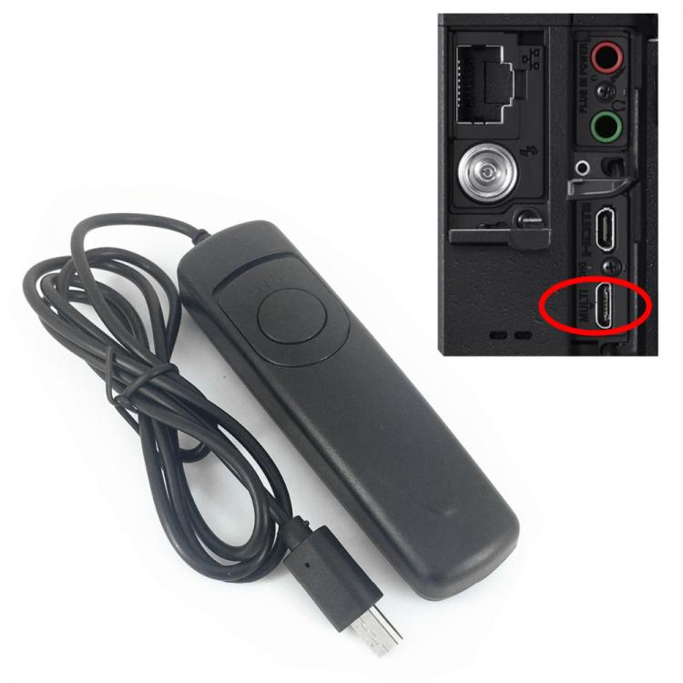 all in one place אביזרים RM-VPR1 Remote Shutter Release Cable Control for Sony ZV1 A6600 A6500 A6400 A6300 A6100 A1 A9 A7 A7R A7S II III IV RX100 M5 VPR1