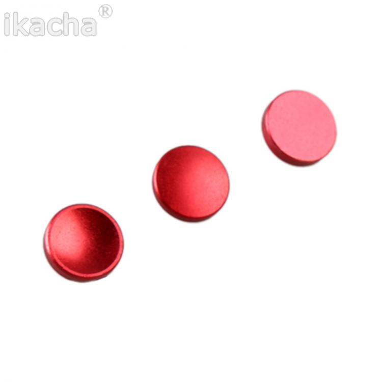 all in one place אביזרים 3 pcs Red Small Soft Release Button f/ For Leica M3 MP M8 M9 For Fuji X100 For CANON For Nikon