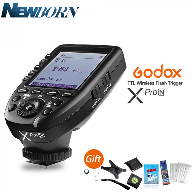 all in one place אביזרים In Stock Godox Xpro-N i-TTL II 2.4G Wireless Trigger High Speed Sync 1/8000s X system with LCD Screen Transmitter For Nikon DSLR