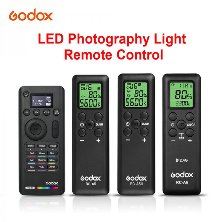 all in one place אביזרים Godox original remote control RC-A5/ RC-A5II /RC-A6/ RC-R9 wireless remote control   For Photography  light