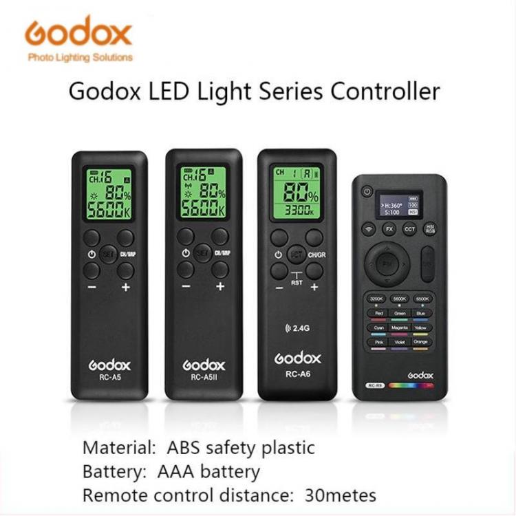 all in one place אביזרים Godox Wireless Remote Controller RC-A5/ RC-A5II/ RC-A6/ RC-R9 For Photography Light LED308/ LED500/ SL150